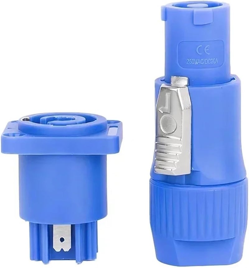 5 Pcs White Whole 3 Pin AC Powercon Connector Male Plug NAC3FCA NAC3FCB 20A 250V for Stage Lighting LED Screens - Image 5